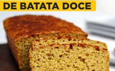 Bolo de Batata Doce Proteico