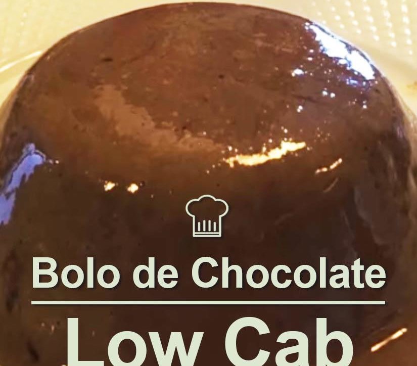 BOLO DE CHOCOLATE LOW CARB