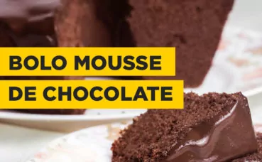 Bolo Mousse de Chocolate Proteico
