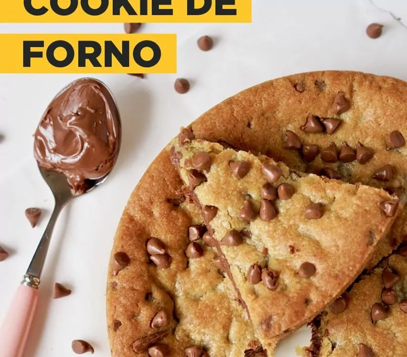 COOKIE DE FORNO COM WHEY