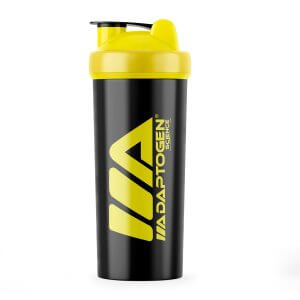 Coqueteleira Adaptogen Preto Com Amarelo 600 ml