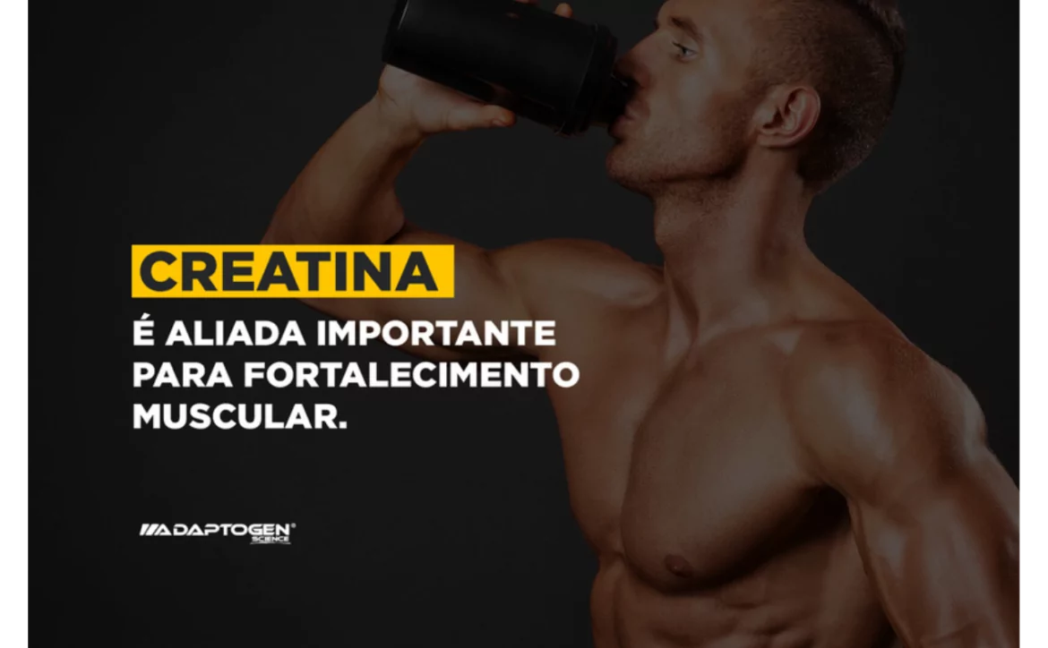 CREATINA É UMA ALIADA IMPORTANTE PARA FORTALECIMENTO MUSCULAR