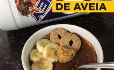 Mingau de aveia com Whey