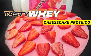 Cheesecake proteico com Tasty Whey
