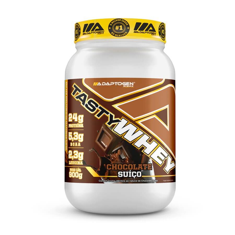 Tasty Whey 3w Gourmet Chocolate Suíço 900g