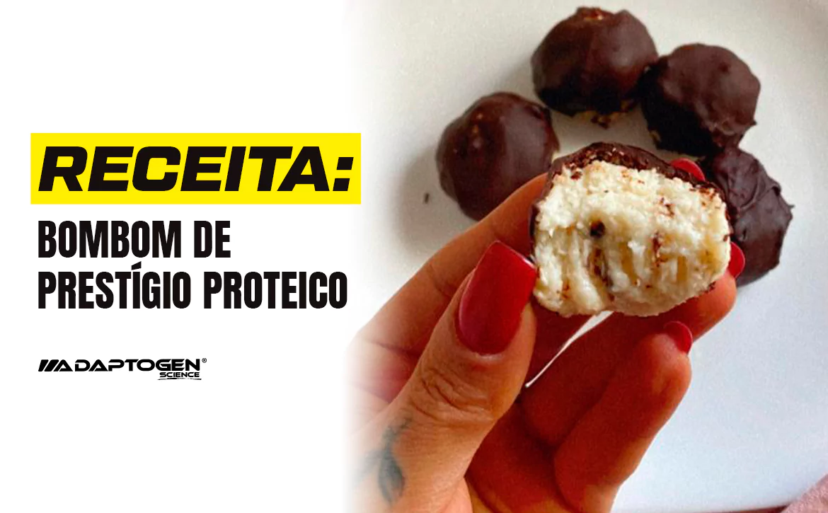 Bombom Prestígio Proteico com Whey