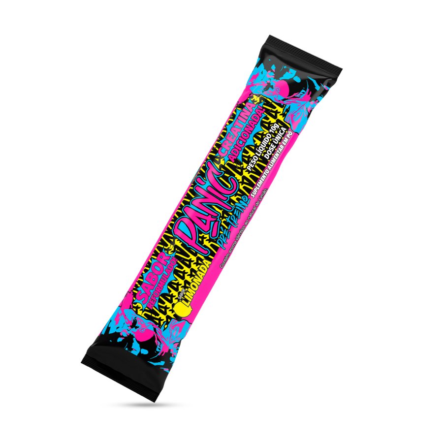 Panic Pré-treino Pack com 20 Sachês de 10g Limonada