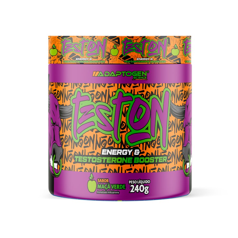 Test On Energia e Testosterone Booster Maça Verde 240g