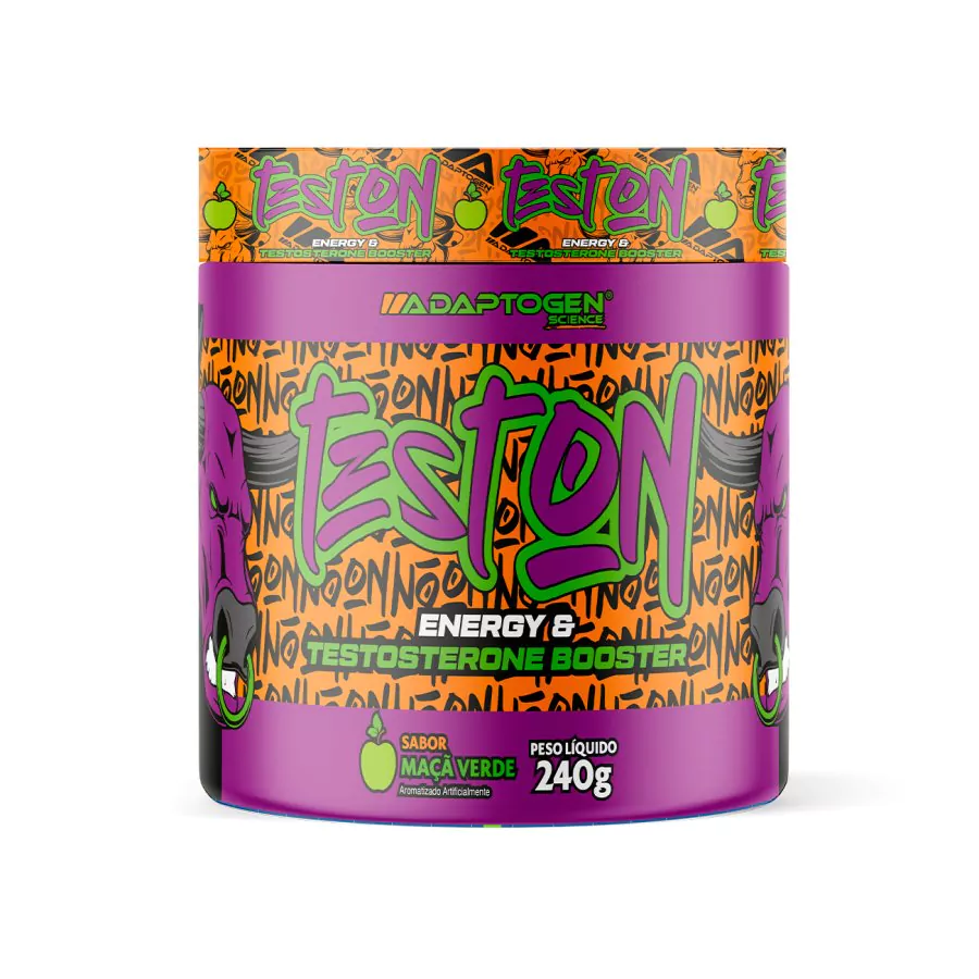 Test On Energia e Testosterone Booster Maça Verde 240g