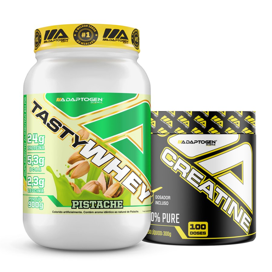 Combo Tasty Whey + Creatina Platinum 300g