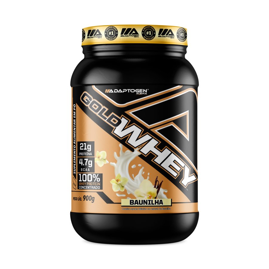 Gold Whey Pote Baunilha 900G