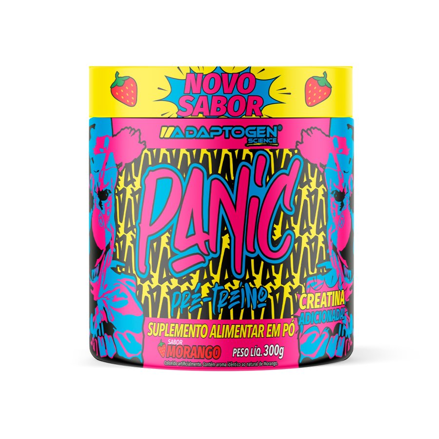 Panic Pré Treino Morango 300G