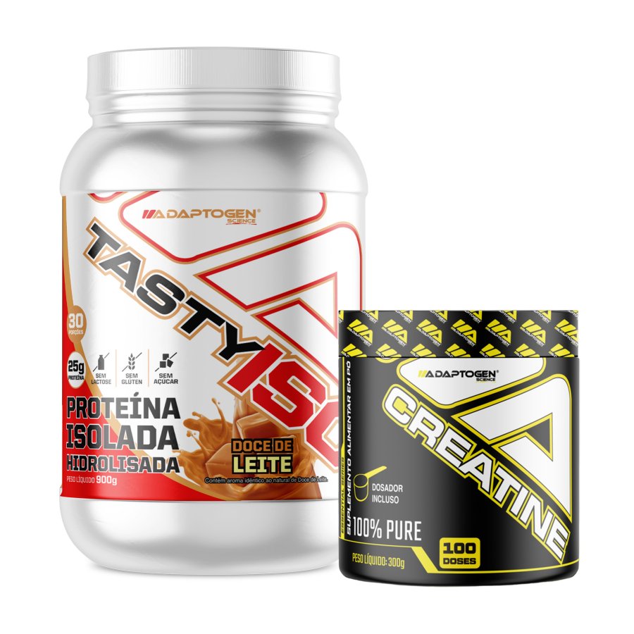 Combo Tasty Iso 900g + Creatina Platinum 300g