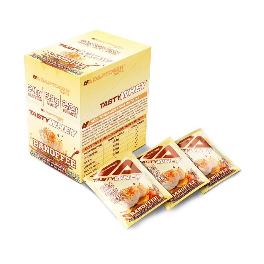 Tasty Whey 3w Gourmet Pack com 12 Sachês de 34g