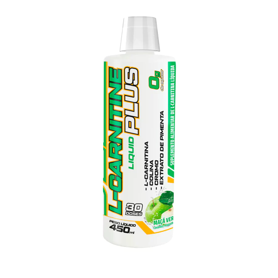 L-Carnitina Plus 450ml – Maçã Verde