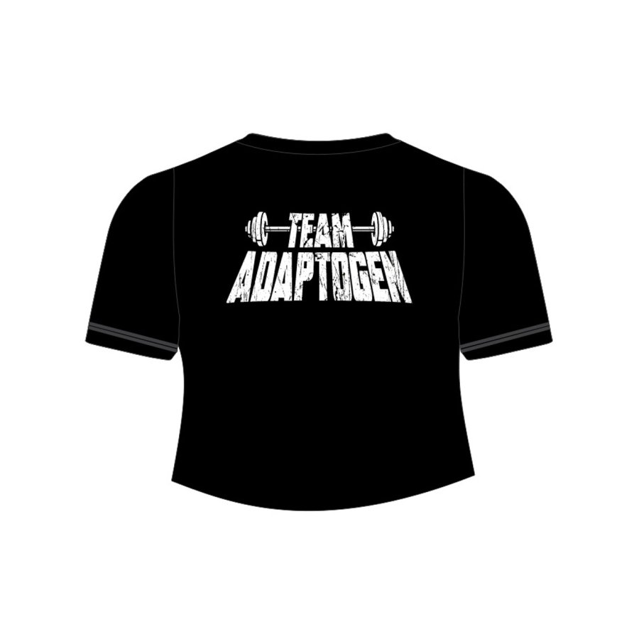 Cropped Adaptogen Dryfit Preto