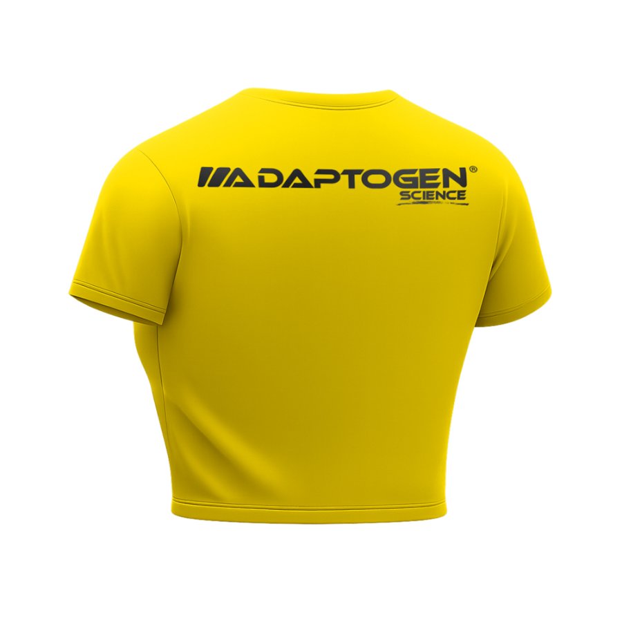 Cropped Adaptogen Dryfit Amarelo