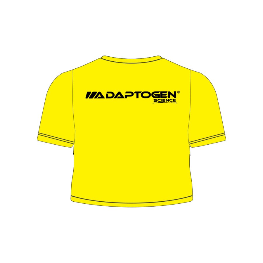 Cropped Adaptogen Dryfit Amarelo