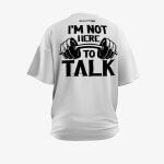 Camiseta Oversized Talk Branco