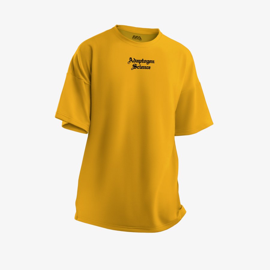 Camiseta Oversized Old School Amarelo