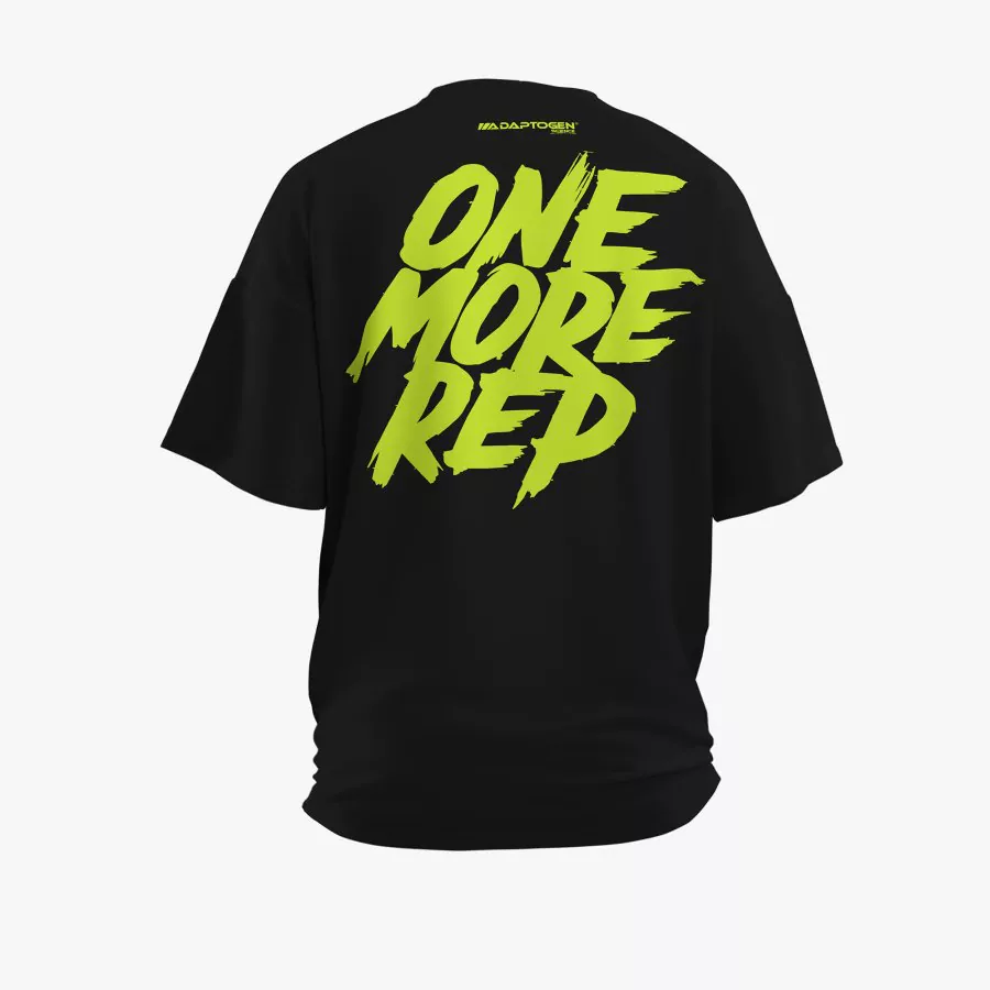 Camiseta Oversized One More Rep Preto