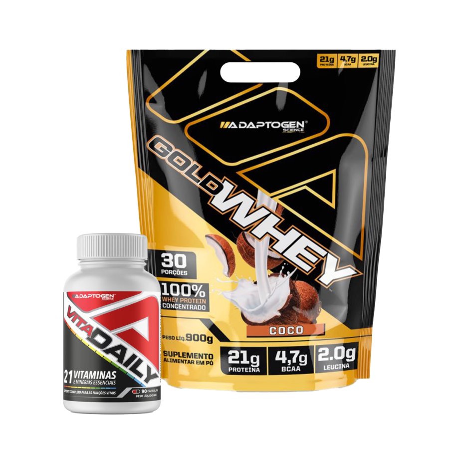 Combo Gold Whey Bag + Vita Daily