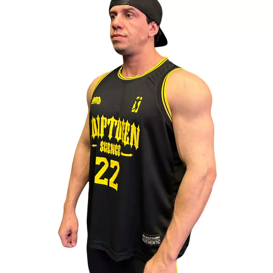 Regata Basquete Retro Preto