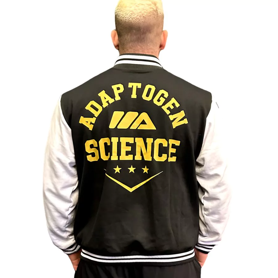 Blusa Moletom College Preto e Branco