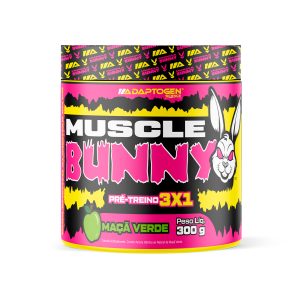 Muscle Bunny Pré Treino 3×1 300G Maça Verde