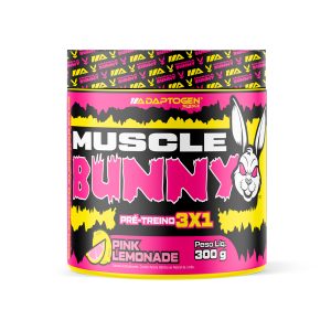 Muscle Bunny Pré Treino 3×1 300G Pink Lemonade