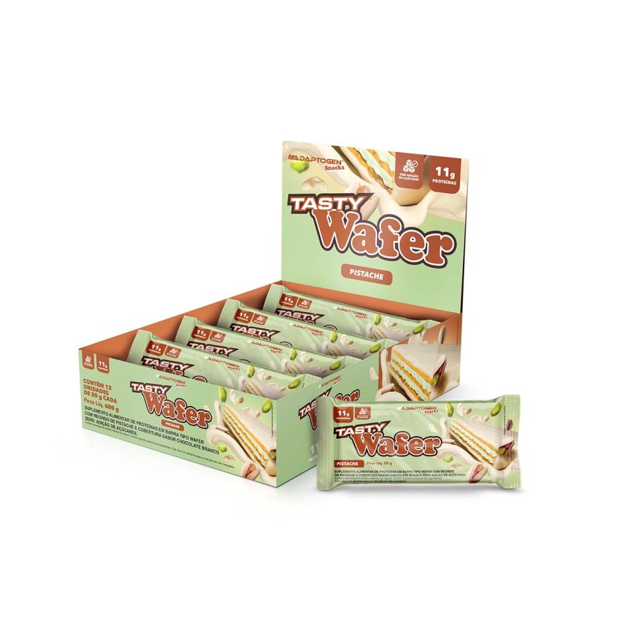 Tasty Wafer Pistache 50G CX12