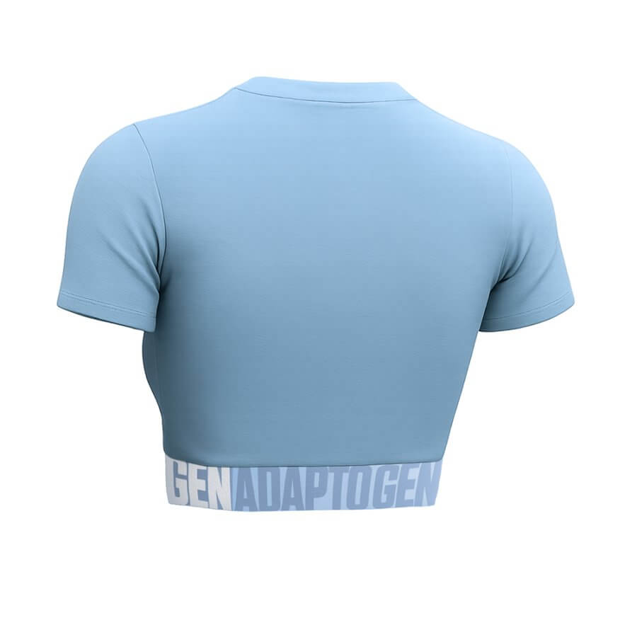 Cropped Adaptogen Elastic Azul