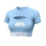 Cropped Adaptogen Elastic Azul
