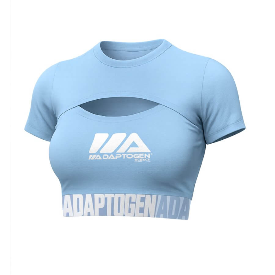 Cropped Adaptogen Elastic Azul