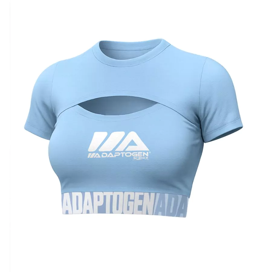 Cropped Adaptogen Elastic Azul