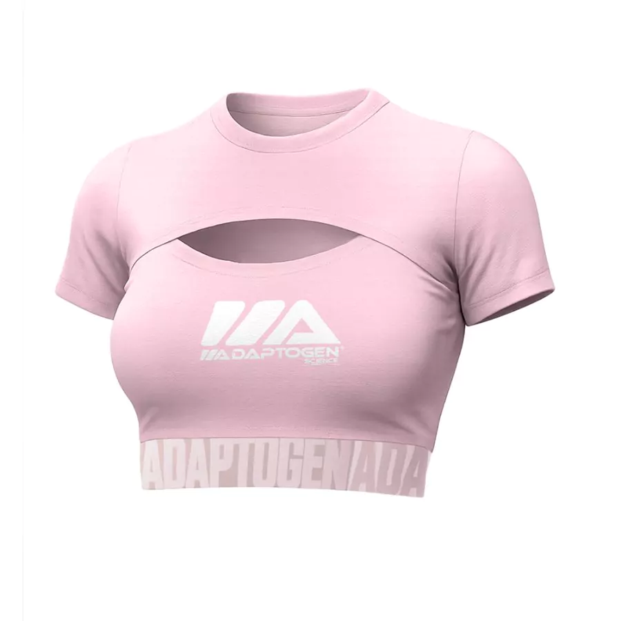 Cropped Adaptogen Elastic Rosa