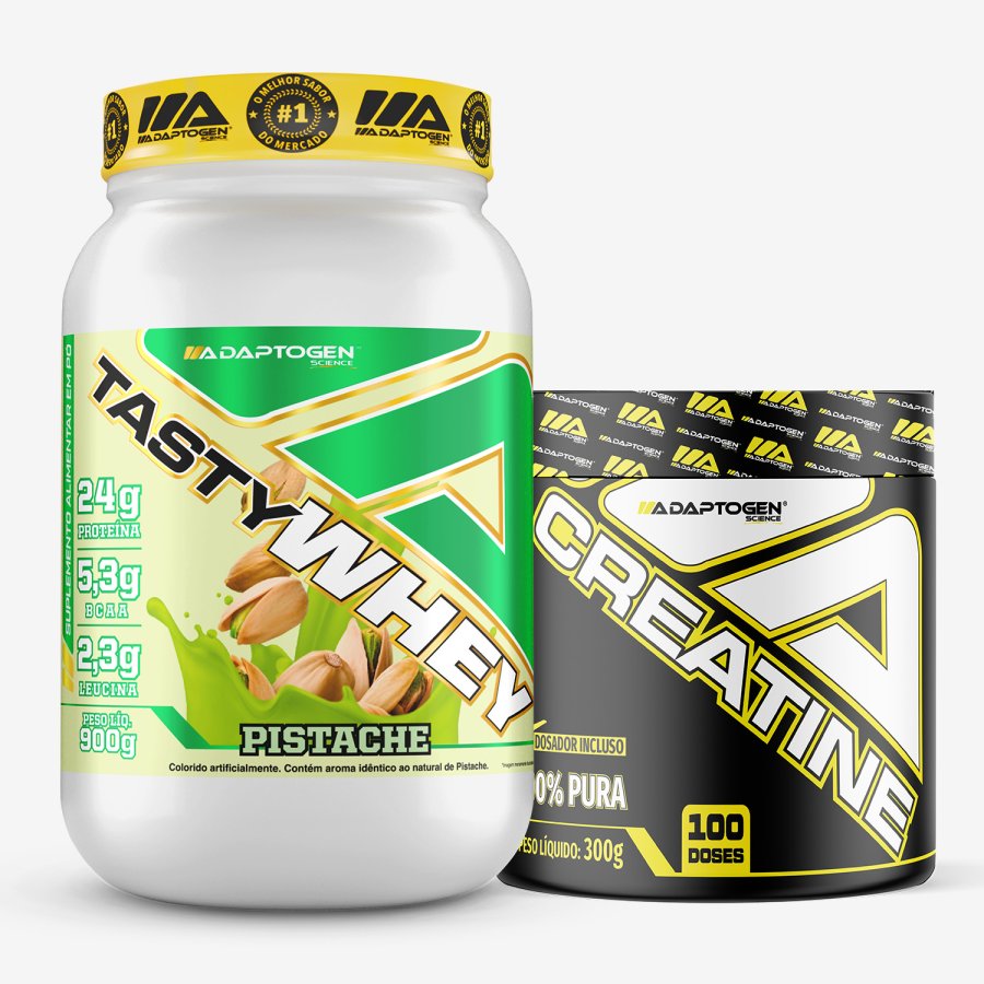 Combo Tasty Whey + Creatina Platinum 300g