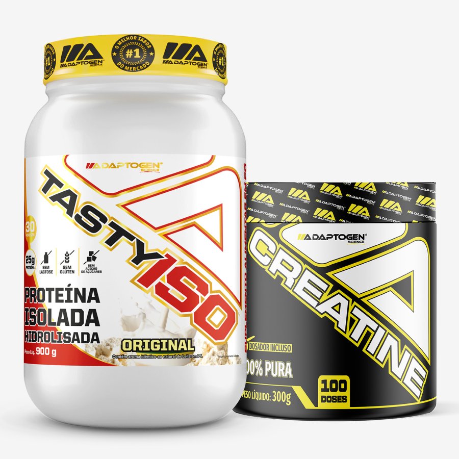 Combo Tasty Iso 900g + Creatina Platinum 300g