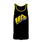 Regata team Adaptogen Preto com Amarelo Dryfit