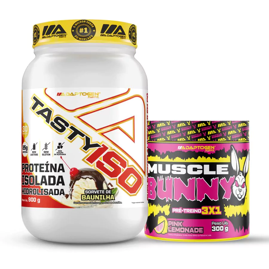 Tasty Iso 900g + Muscle Bunny