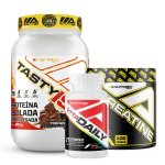 Combo Tasty Iso 900g + Vita Daily + Creatina Platinum 300g