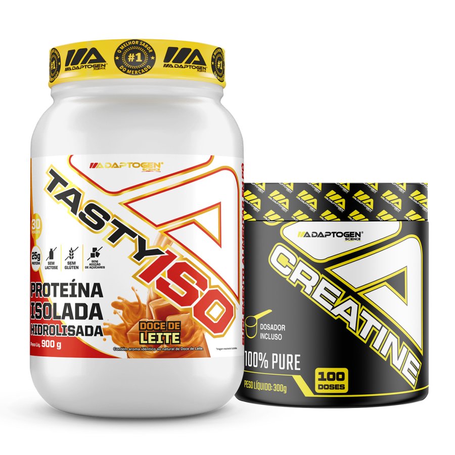 Combo Tasty Iso 900g + Creatina Platinum 300g