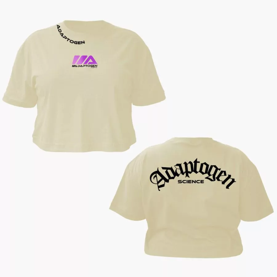 Cropped Oversized Holografico Off White