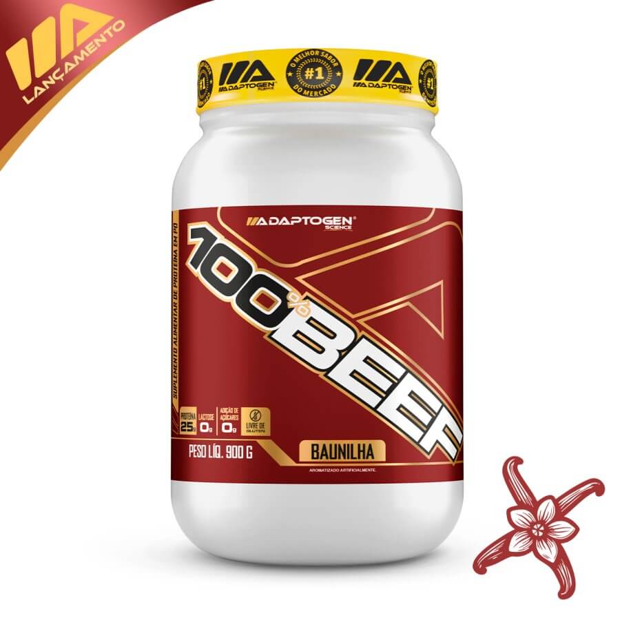 100% Beef 900g Baunilha