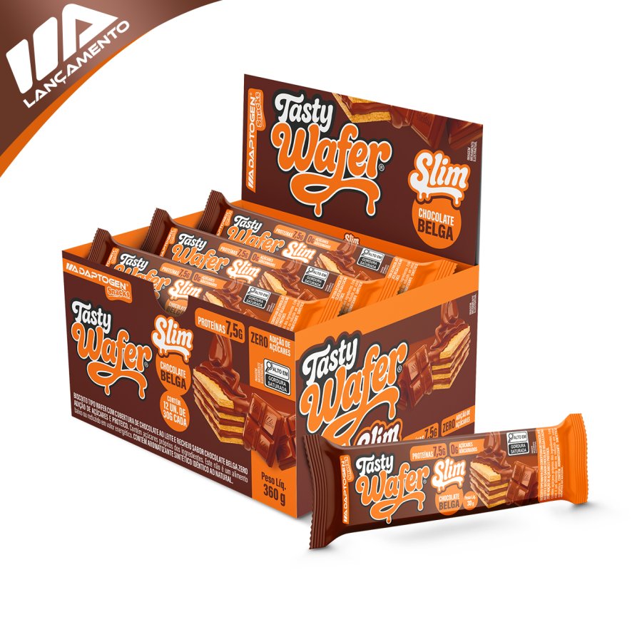 Tasty Wafer Slim Chocolate Belga 30G CX12