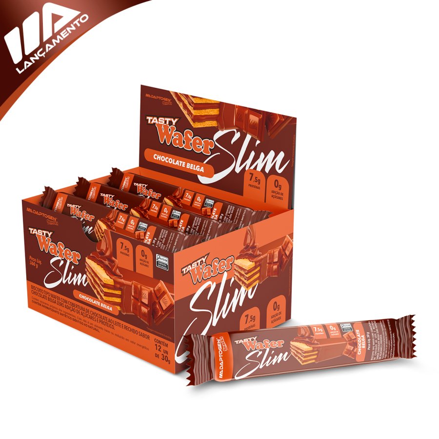 Tasty Wafer Slim Chocolate Belga 30G CX12