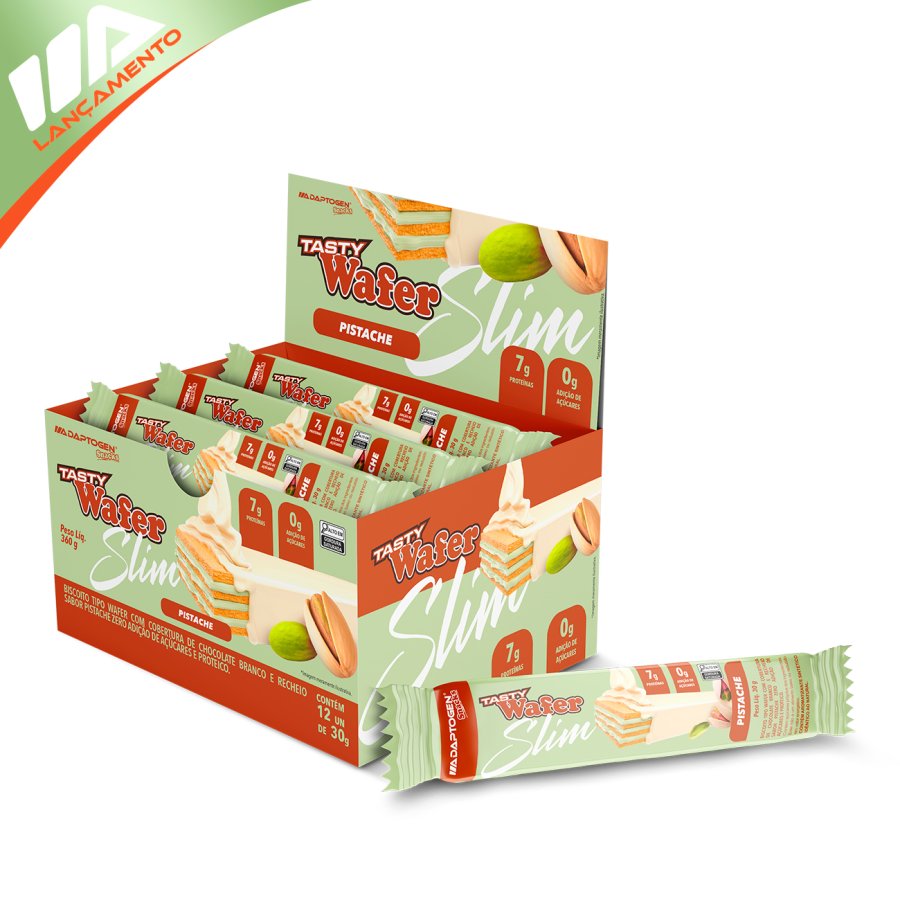Tasty Wafer Slim Pistache 30G CX12