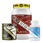 Combo Pai que Está Voltando à Ativa 100% Beef + Ômega-3 + Glutamina Platinum Series 300g