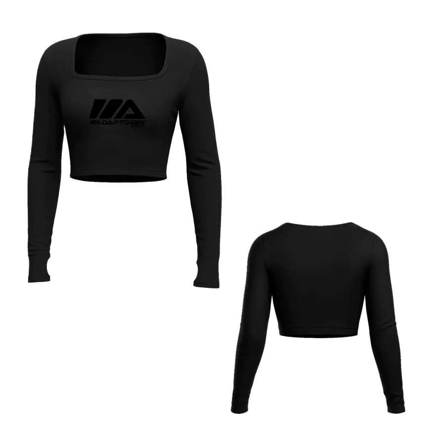 Cropped Adaptogen Longo Preto