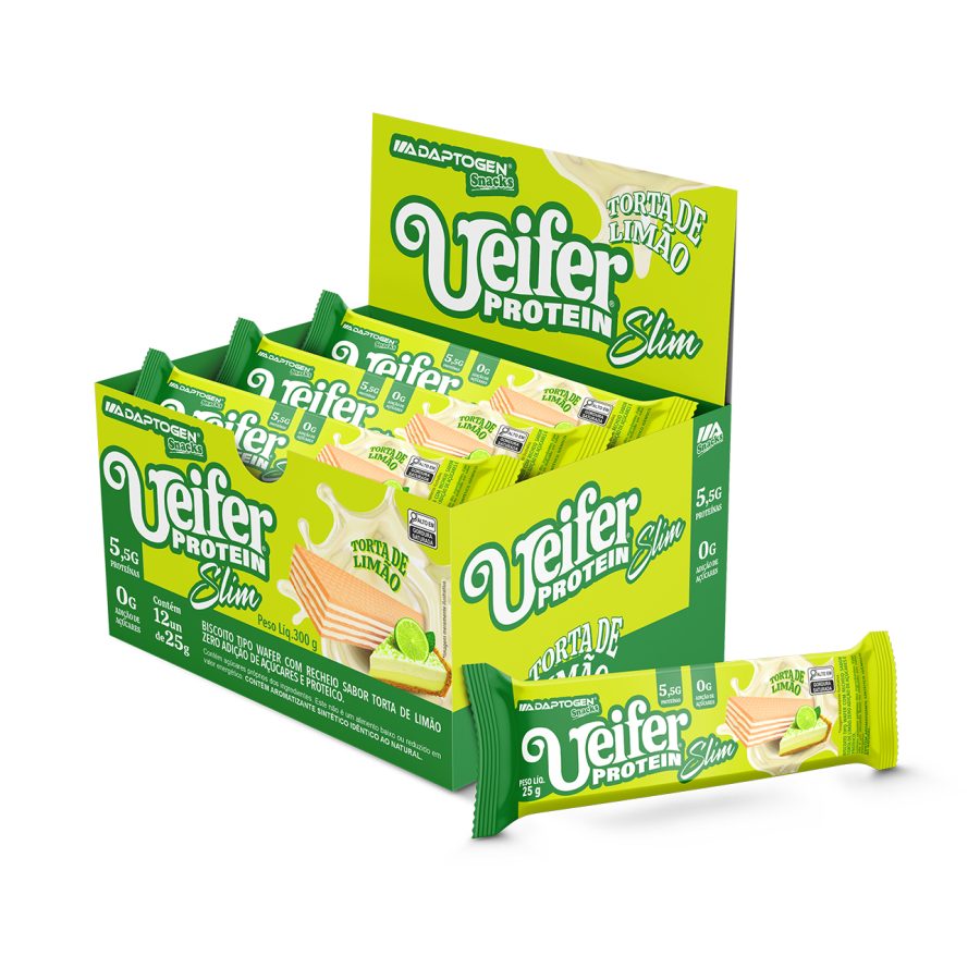 Ueifer Protein Slim Torta De Limão 25g Cx 12 Unidades